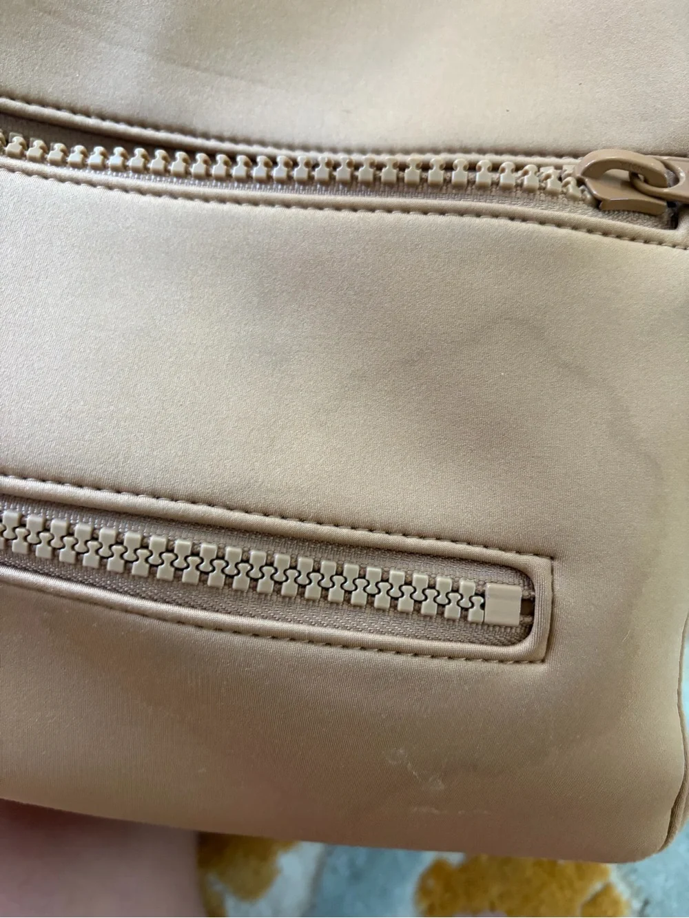Dagne Dover Tan Convertible Leather Backpack Crossbody